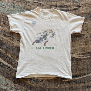 Port Authority Men's White and Blue T-shirt